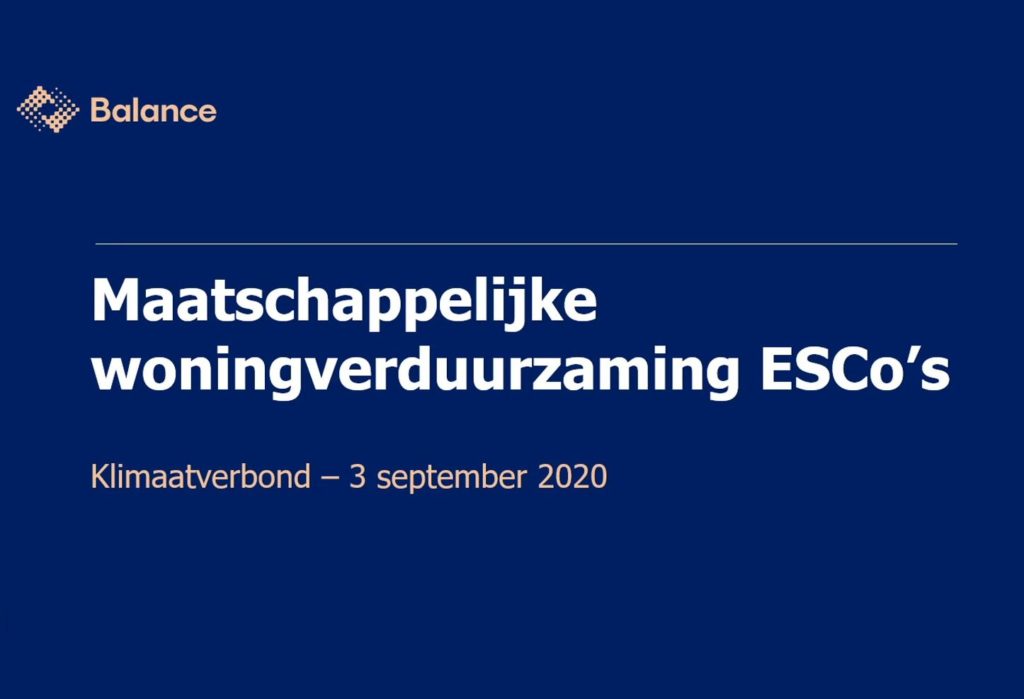 Terugkijken: webinar over maatschappelijke energiedienstenbedrijven (M-ESCo’s)