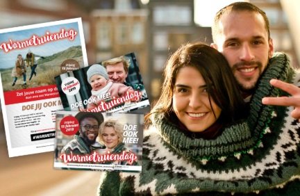 Meld uw Warmetruiendag-actie aan voor de Wall of Fame