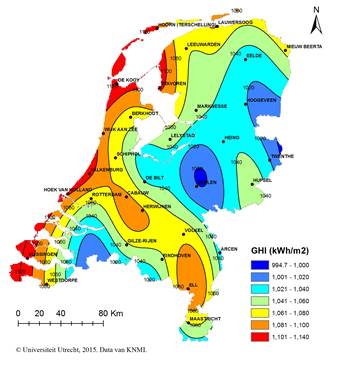 Zonnig 2014: 4% meer zonnestroomopbrengst