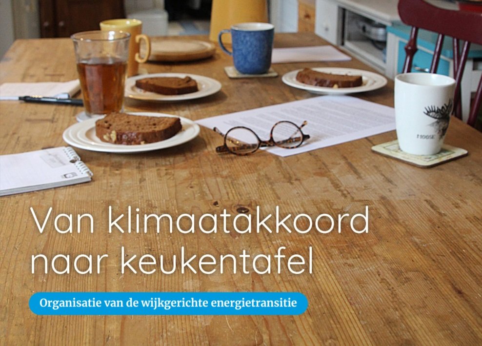 Whitepaper Klimaatakkoord naar keukentafel
