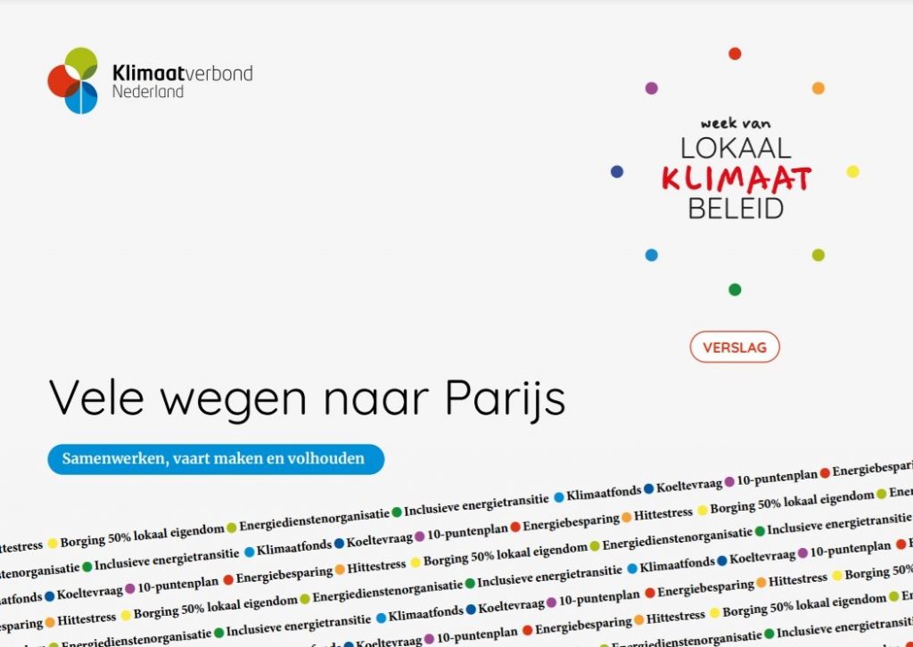Verslag Week van Lokaal Klimaatbeleid