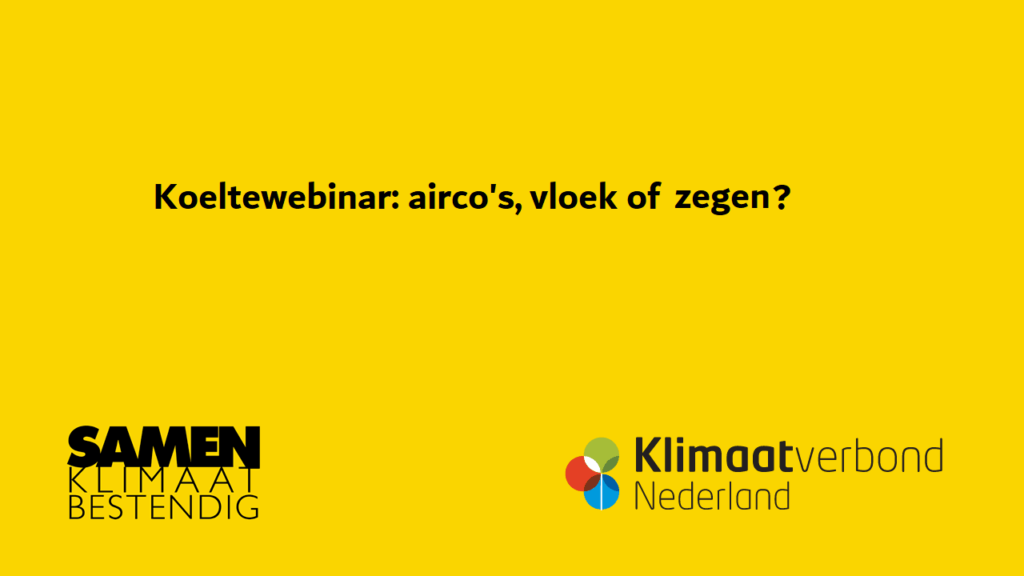 Airco een vloek of een zegen - Koeltebehoefte - Coöperatie LEO